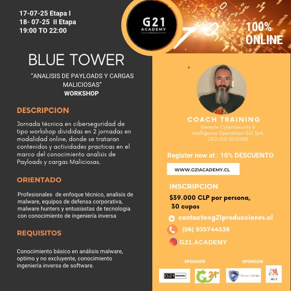 BLUE TOWER "Análisis de Payloads y cargas Maliciosas"
